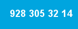 928 305 32 14 928 305 32 14